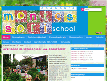 Tablet Screenshot of montessorischool-oegstgeest.nl